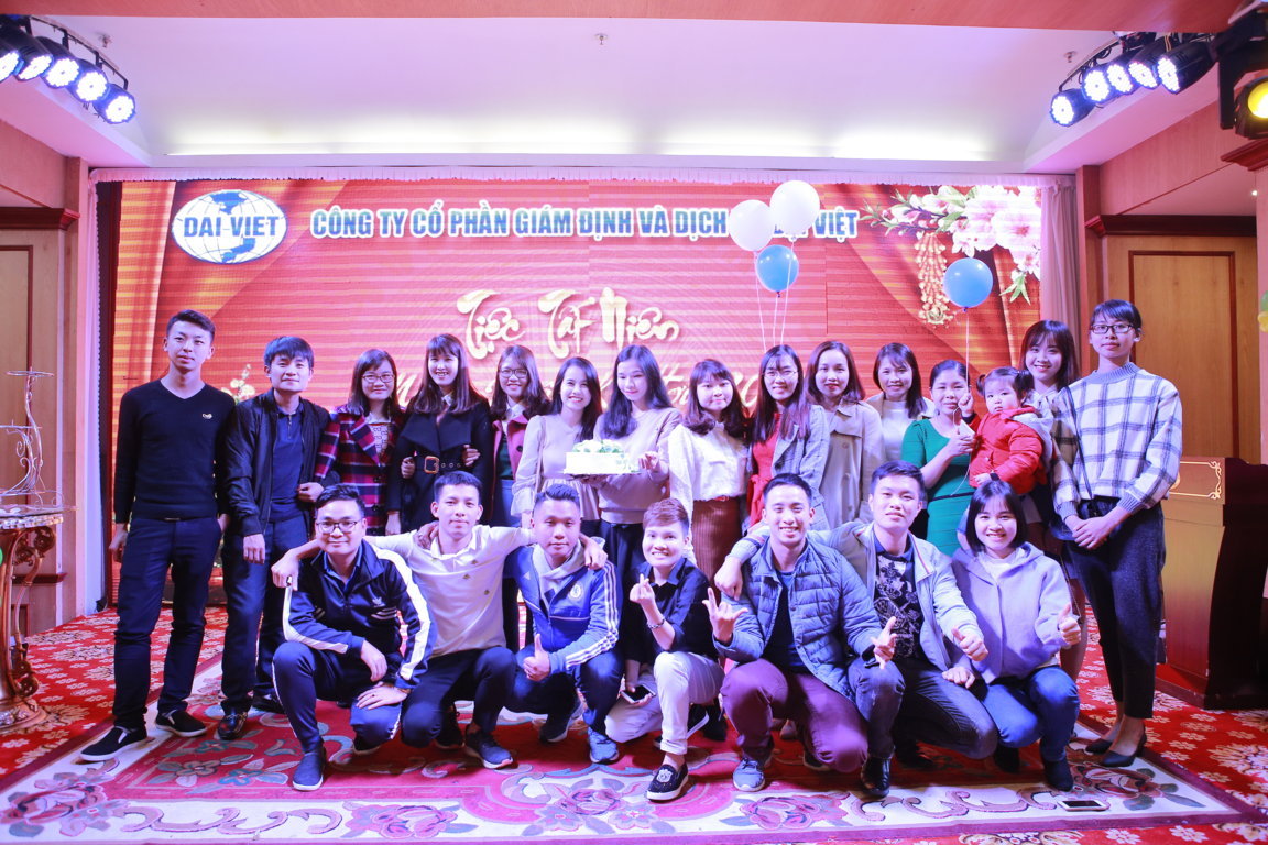 TỔ CHỨC TIỆC TẤT NIÊN CÔNG TY CP GIÁM ĐỊNH VÀ DỊCH VỤ ĐẠI VIỆT – CHÀO XUÂN 2019